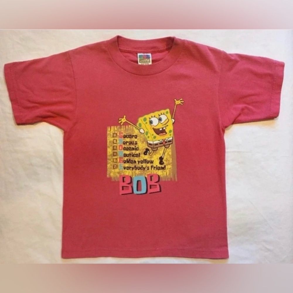 Y2K SPONGEBOB SQUARE PANTS Short Sleeve Tshirt